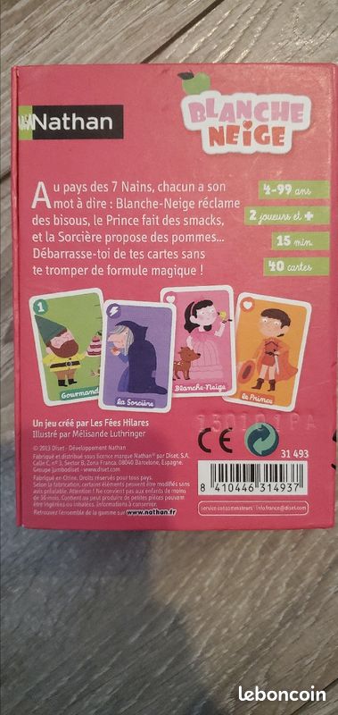 Blanche neige le jeux des formules magiques (image 1)