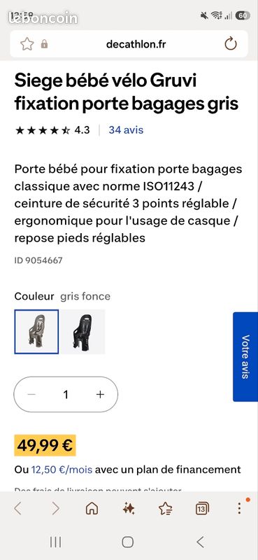 Siège vélo enfant Polisport (image 3)