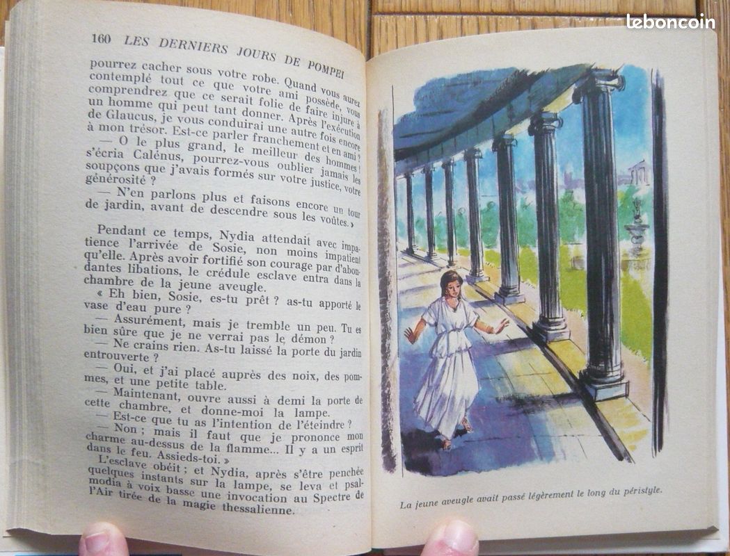Les derniers jours de Pompéi, Bibliothèque verte (image 2)