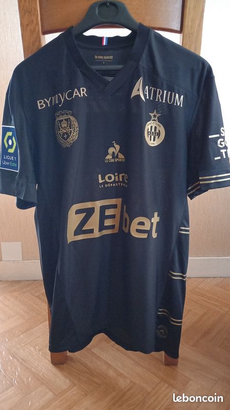 Coq Sportif Maillot Asse 2021 2022 ASSE Maillot Réplica Extérieur