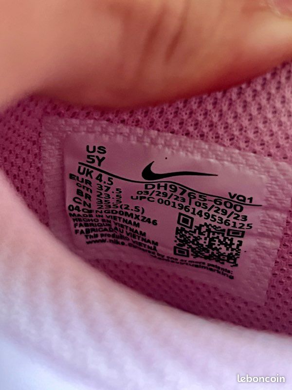 Nike Dunk low triple pink rose 37.5 (image 7)