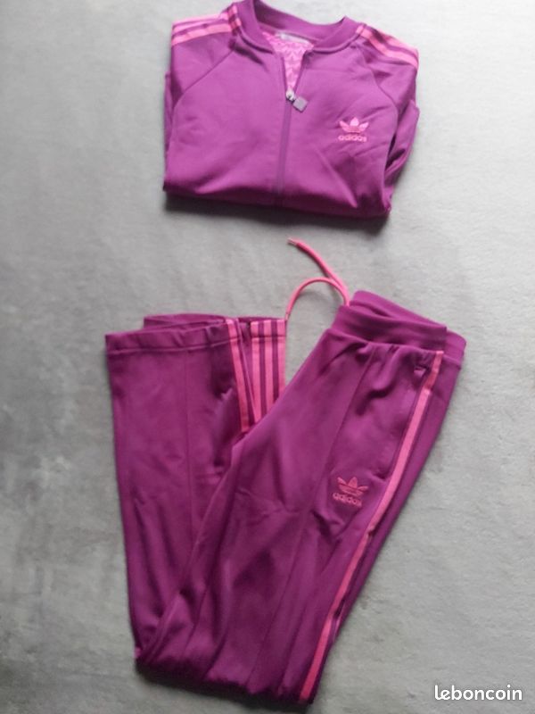 Adidas Sportswear Jogging Adidas Femme Gris Rose Adidas Sportswear