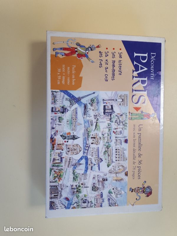 Puzzle en bois Paris (image 1)