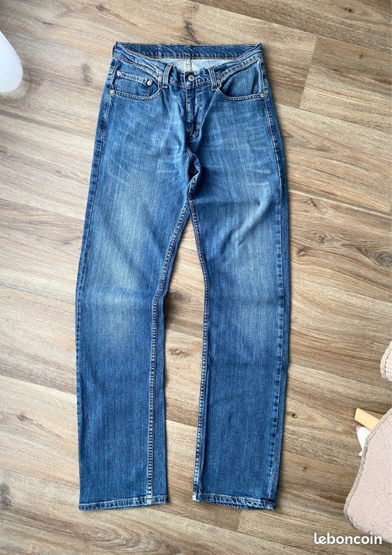Denim Levis 752 Regular Jean Levis 752 Bleu Coupe Droite Regular