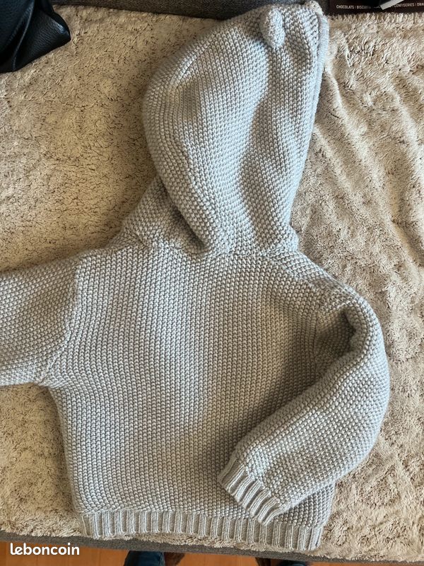 Gilet chaud gris (image 2)