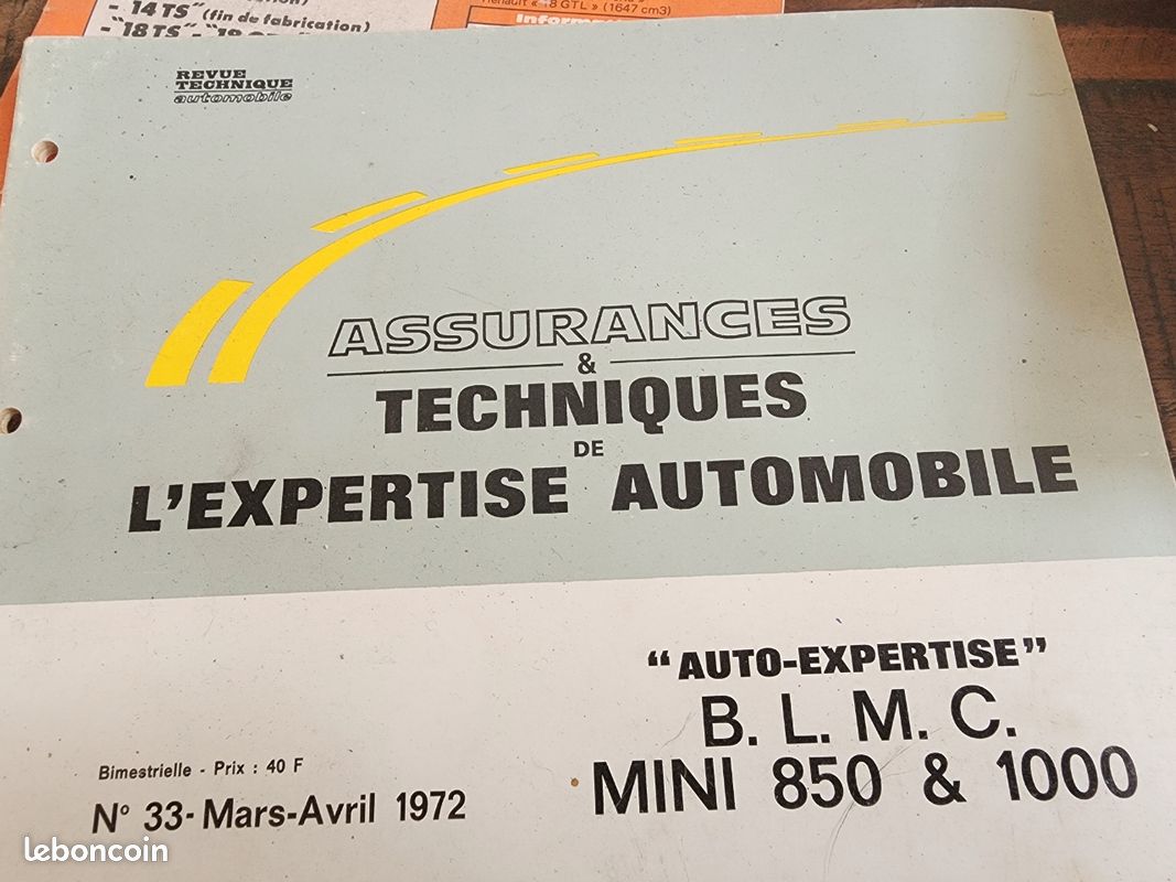 Revue technique Mini 850/1000 (image 1)
