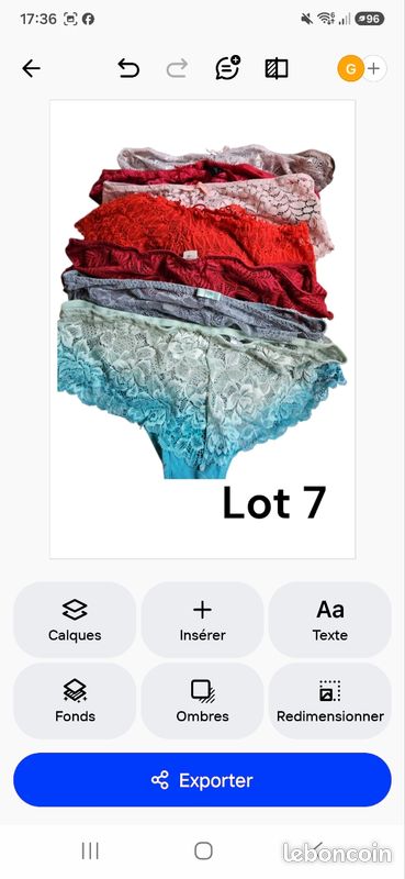 Lot de 7 culottes taille 44 (image 1)