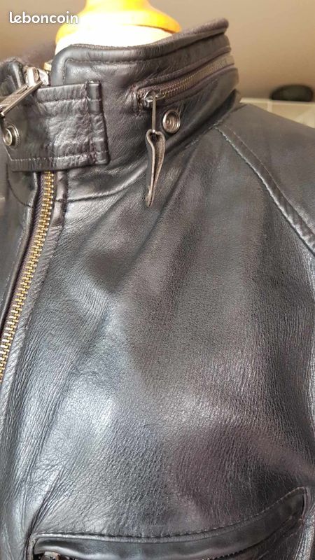 Blouson homme Army cuir Schott LC9308 - N.Y.C (image 6)