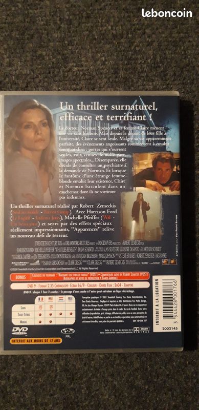 APPARENCES avec HARISON FORD et MICHELLE PFEIFFER (image 3)