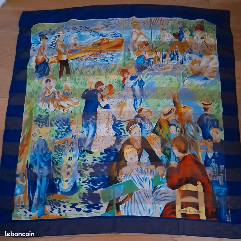 Lot de 3 jolis foulards dont 2 en soie (image 7)