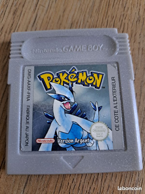 Jeu Game boy Color Pokémon ARGENT (image 1)