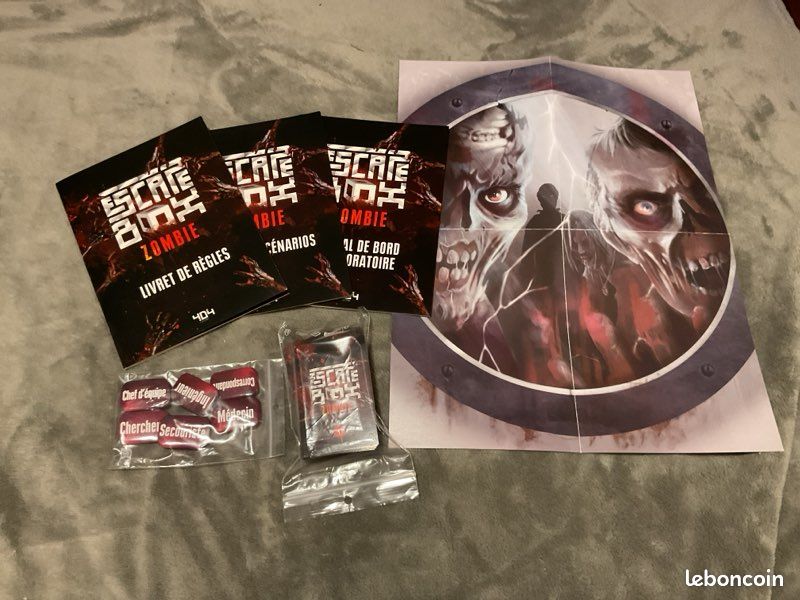 Escape Box Zombie - Jeu D'évasion 404 Éditions - 3 à 6 Joueurs - À Partir De 14 Ans