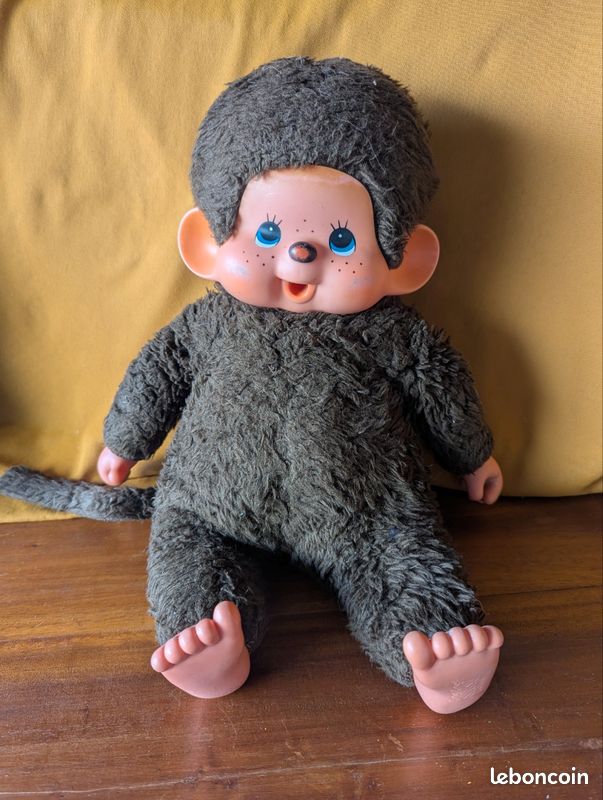 Grande Poupée KiKi Originale - Peluche Ancienne Vintage - Jouet Collection