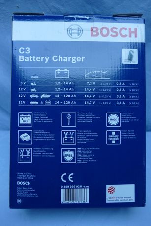 Chargeur batterie Bosch C3 6V/12V état neuf - Équipement auto