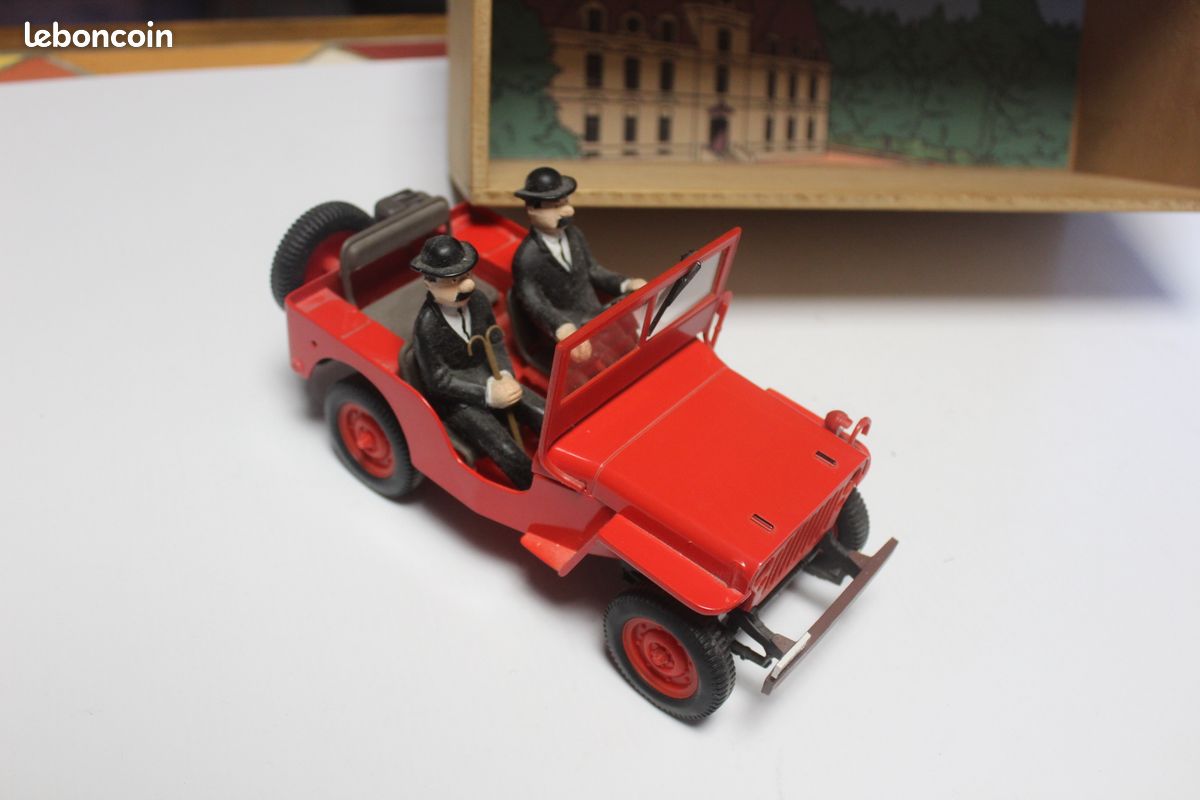 Jeep Tintin Dupont Et Dupond – Hapax 1/18, Métal, Pays De L'Or Noir