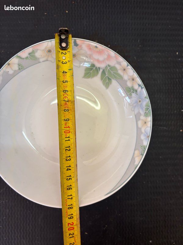 Service 10 Coupelles Porcelaine Eschenbach Bavaria Décor Floral (image 5)