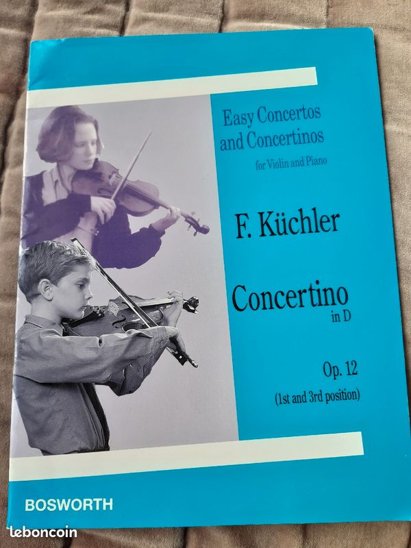 Partition violon Kuchler concertino op12 (image 1)