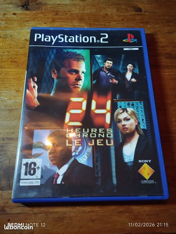 Jeu Vidéo 24 Heures Chrono - PlayStation 2 PS2 - Version PAL - État Correct, Opérationnel