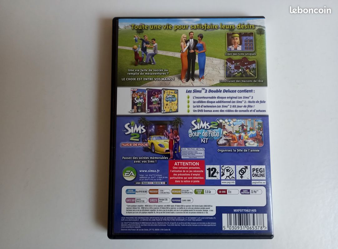 Lot les sims 2 pc - Jeux vidéo