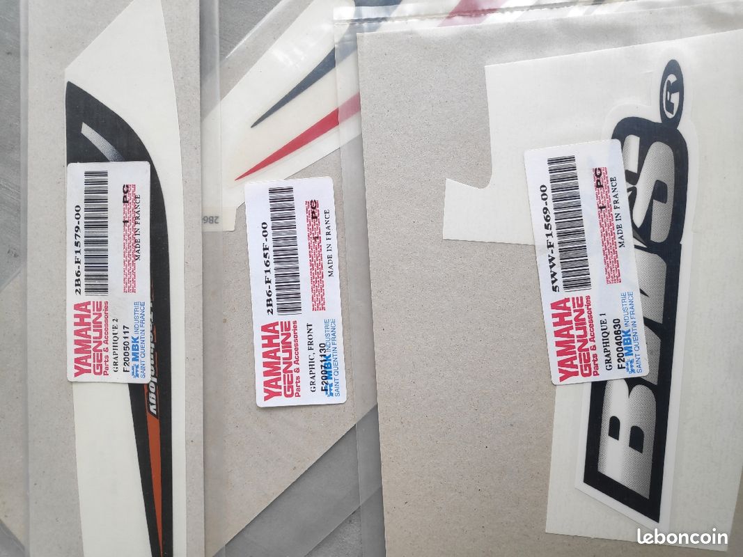 Lot de 3 stickers, autocollants, MBK Booster après 2004 (image 2)