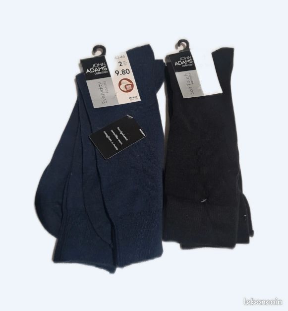 Chaussettes hautes hommes, lot de paires, taille 43 46 Vêtements