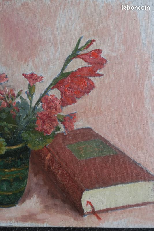 Huile sur toile Nature morte (image 5)