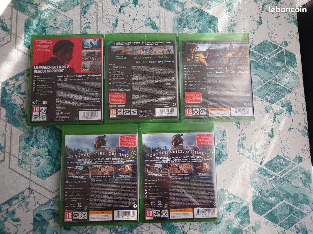 Lot De 2 Jeux Xbox One NEUFS Sous Blister : Deus Ex Et Dishonored 2