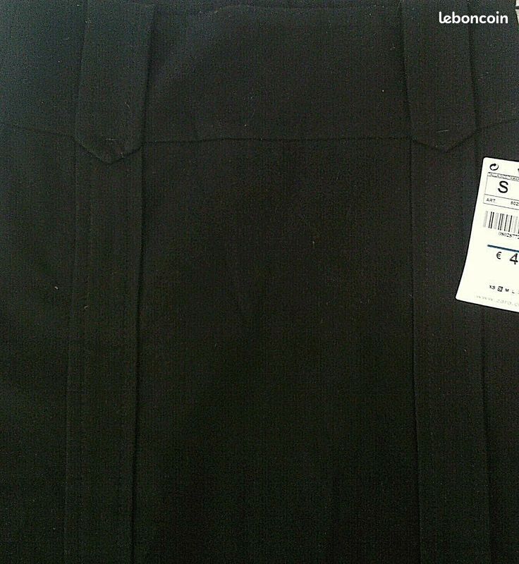 Jupe noire Zara taille 36 - Neuve (image 2)