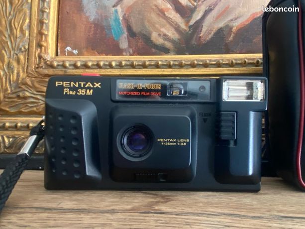 Appareil Photo Argentique Pentax Pino 35 M - Compact, Flash Intégré, Occasion (état à Vérifier)