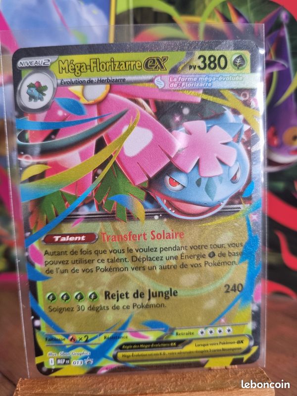 Carte Pokémon Méga-Florizarre ex 155/132 - ME1 Méga évolution Carte Pokémon Méga-Florizarre ex 155/132 - ME1 Méga évolution