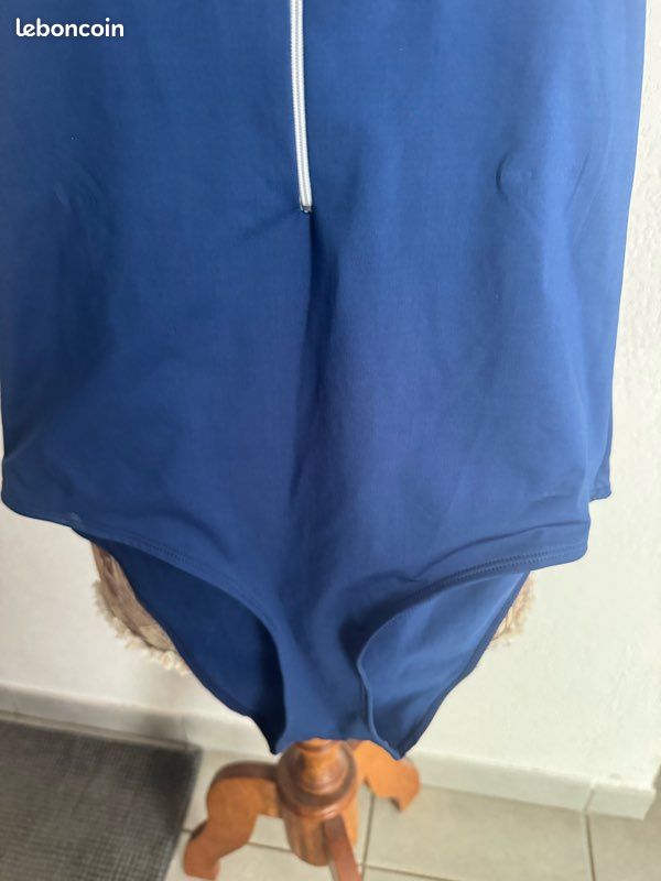 Maillot de bain une pièce bleu nuit femme taille 42 Divine France 🇫🇷 neuf (image 4)