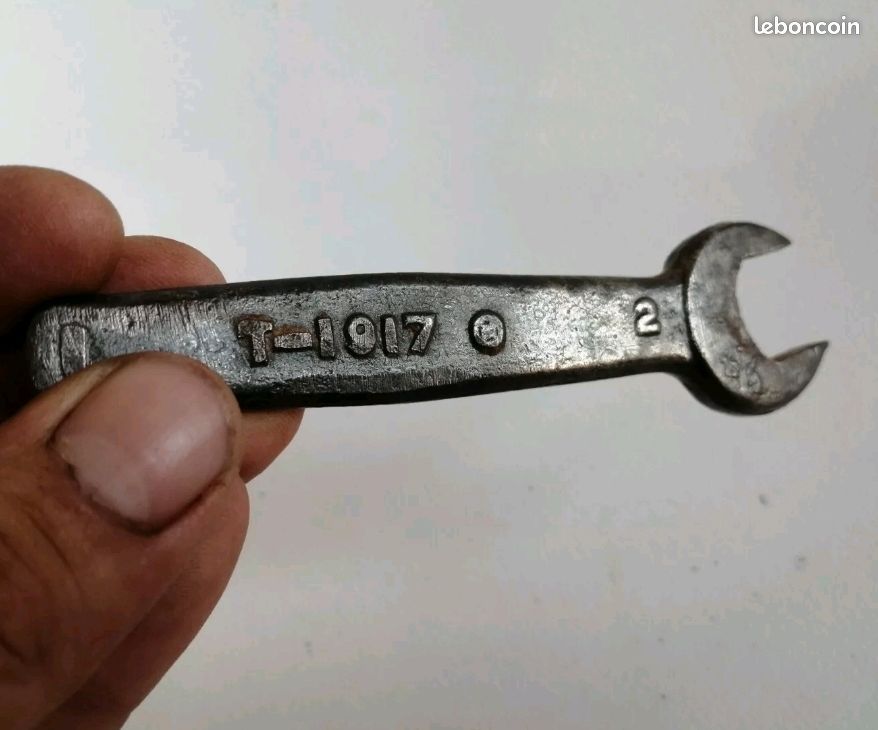 Lot De 4 Clés Ford Vintage T M 17071 - Extrémité Ouverte Offset - Bon état