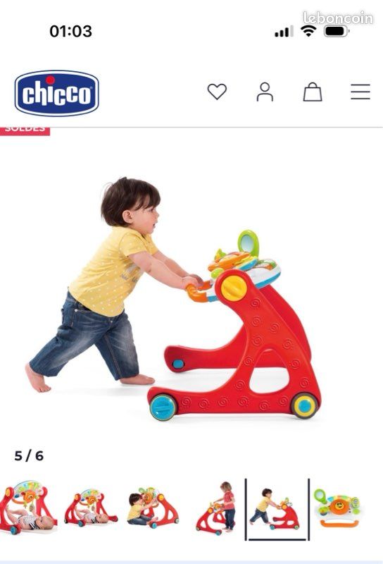 Portique multi-activités 4 en 1 Chicco et lot de 11 jouets (image 7)