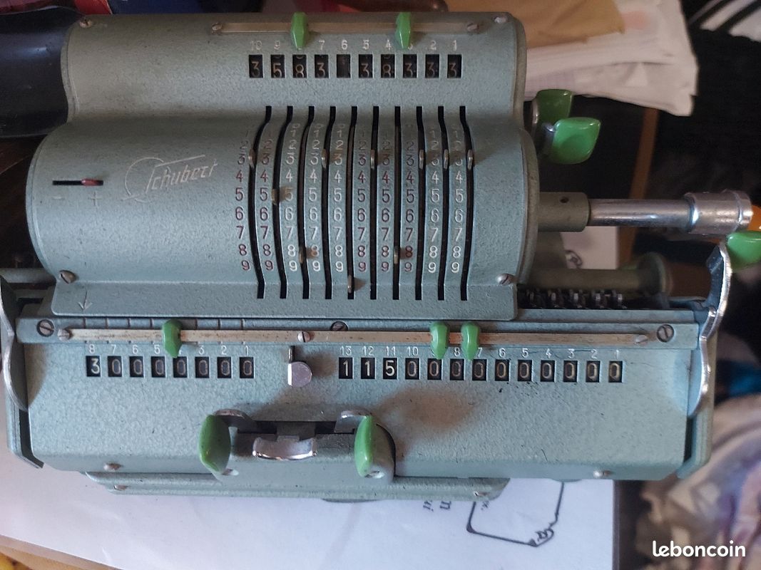 Calculatrice ancienne schubert rastatt 1973 (image 2)