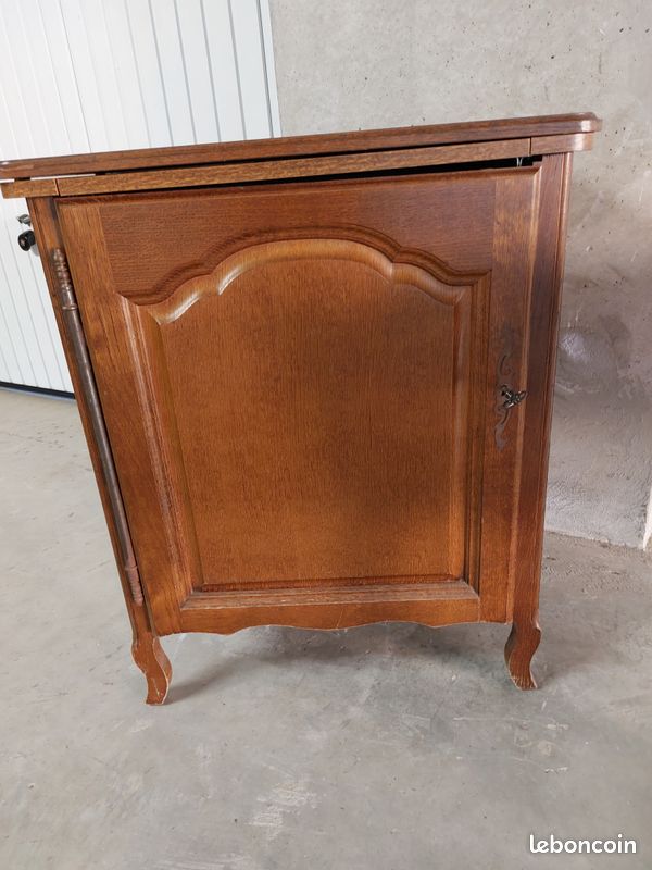 Meuble en chêne marque Singer pour machine à coudre très bel état (image 1)
