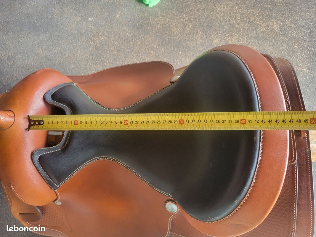 Selle Colorado 15 Pouces - Association Ranch - Cuir Traditionnel - Occasion