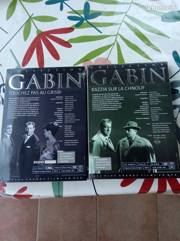 2 DVD NEUFS Collection Gabin Razzia sur le chnouf et Touchez pas au Grisbi (image 2)