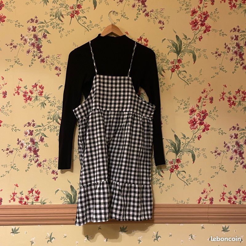 Robe chasuble à carreaux Vêtements