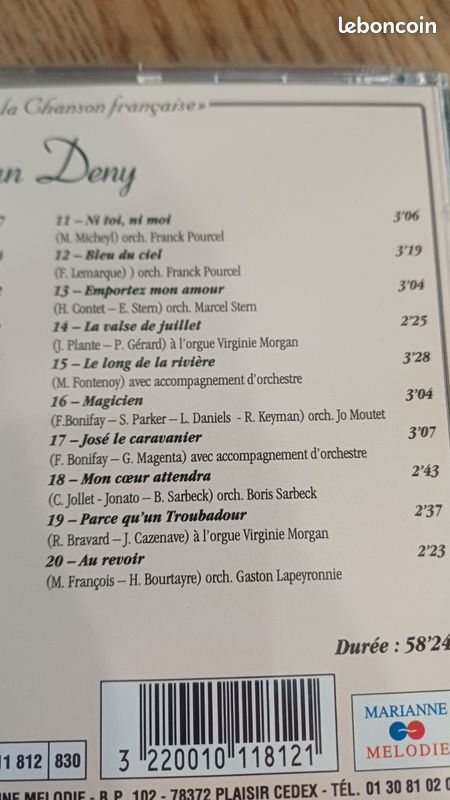 CD Jean Deny la complainte du corsaire (image 3)