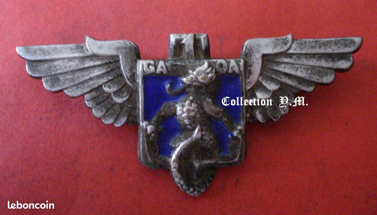INSIGNE INDOCHINE 19° Compagnie de Marche Génie Extrême Orient ORIGINAL