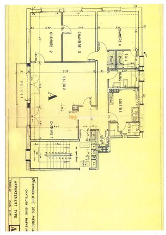 Appartement a louer chatillon - 5 pièce(s) - 97 m2 - Surfyn