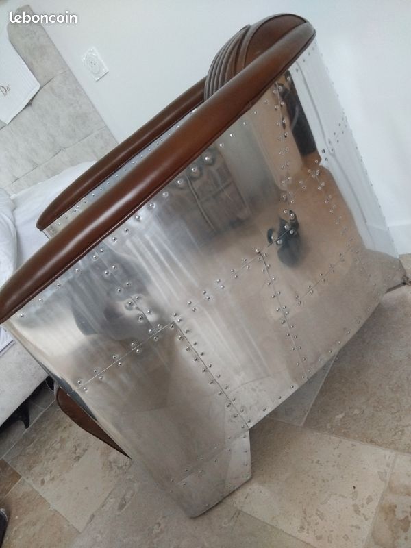 Véritable fauteuil en cuir (image 2)