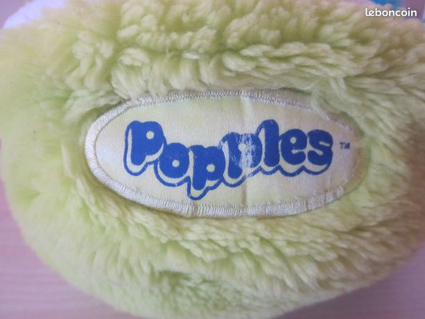 Peluche Popples en pyjama bleu MATTEL