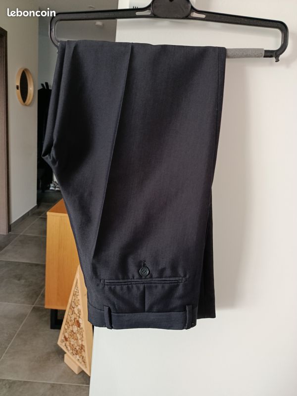 Pantalon de costume Gris Meynal Collection - Taille M - Colmar (image 2)