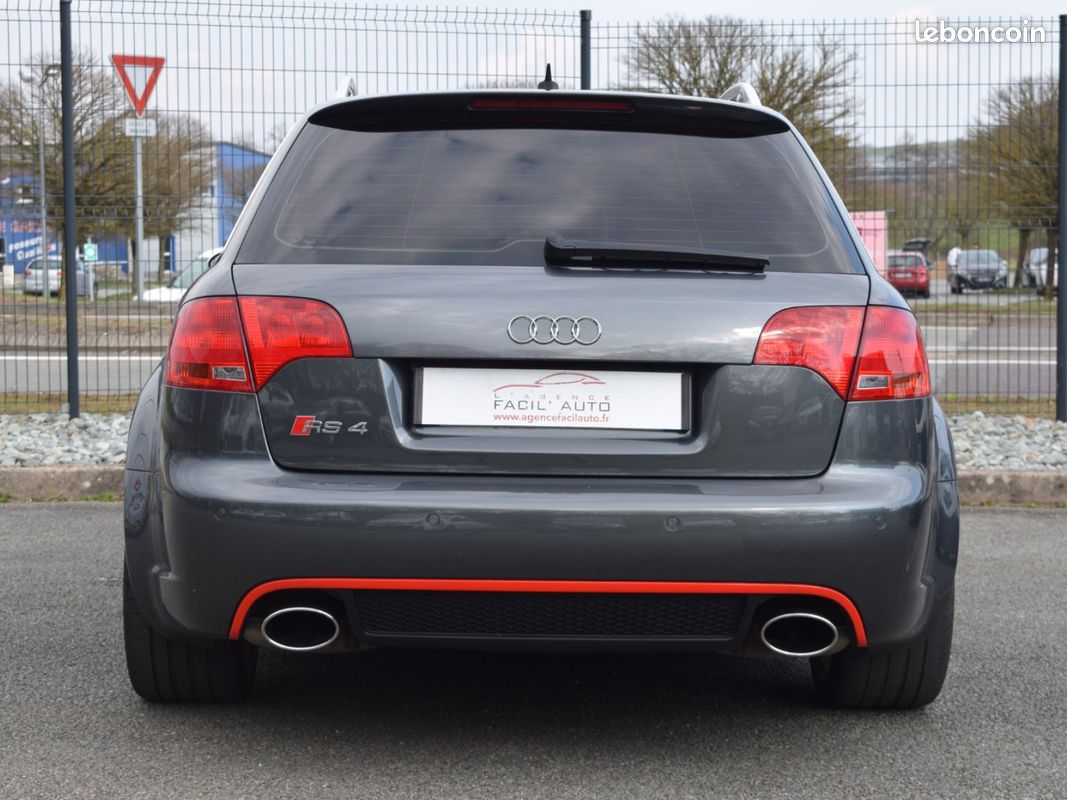 Audi rs4 avant b7 4.2 v8 420cv quattro bvm6 / pack f1 / pack carbone / disques ceramique / systeme bose (image 6)