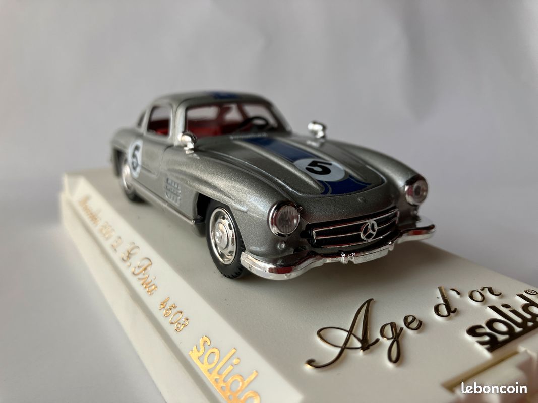 4Z Sólido Mercedes 300 SL W198 #127 Rallye Lyon Charbonnières 1958