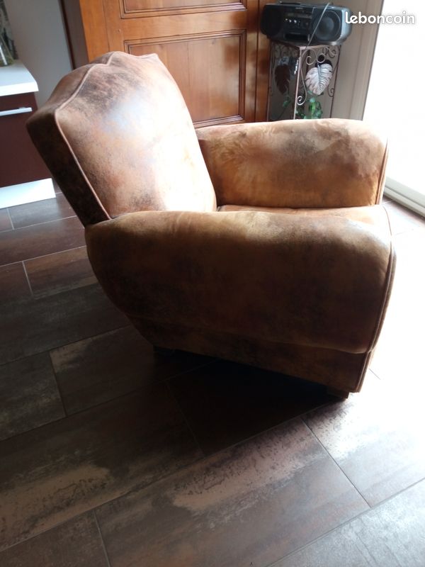 Fauteuil club cuir (image 3)