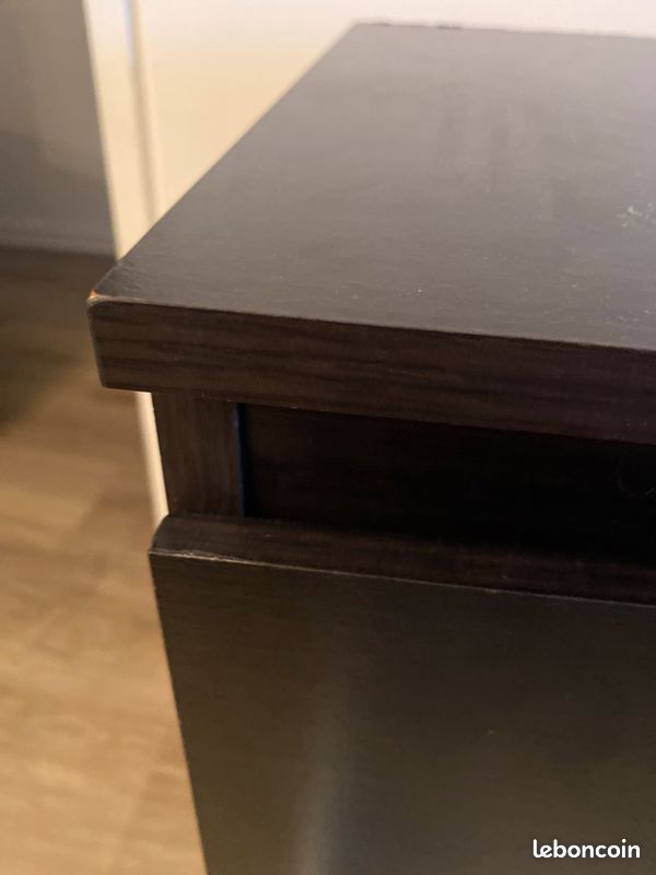 Meuble MALM ikea noir (image 5)