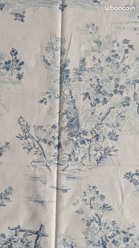 Tissus toile de jouy motifs champ70x145cm (image 3)