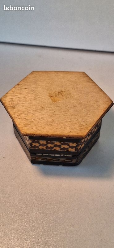 Boîte à bijoux marqueterie vintage (image 4)